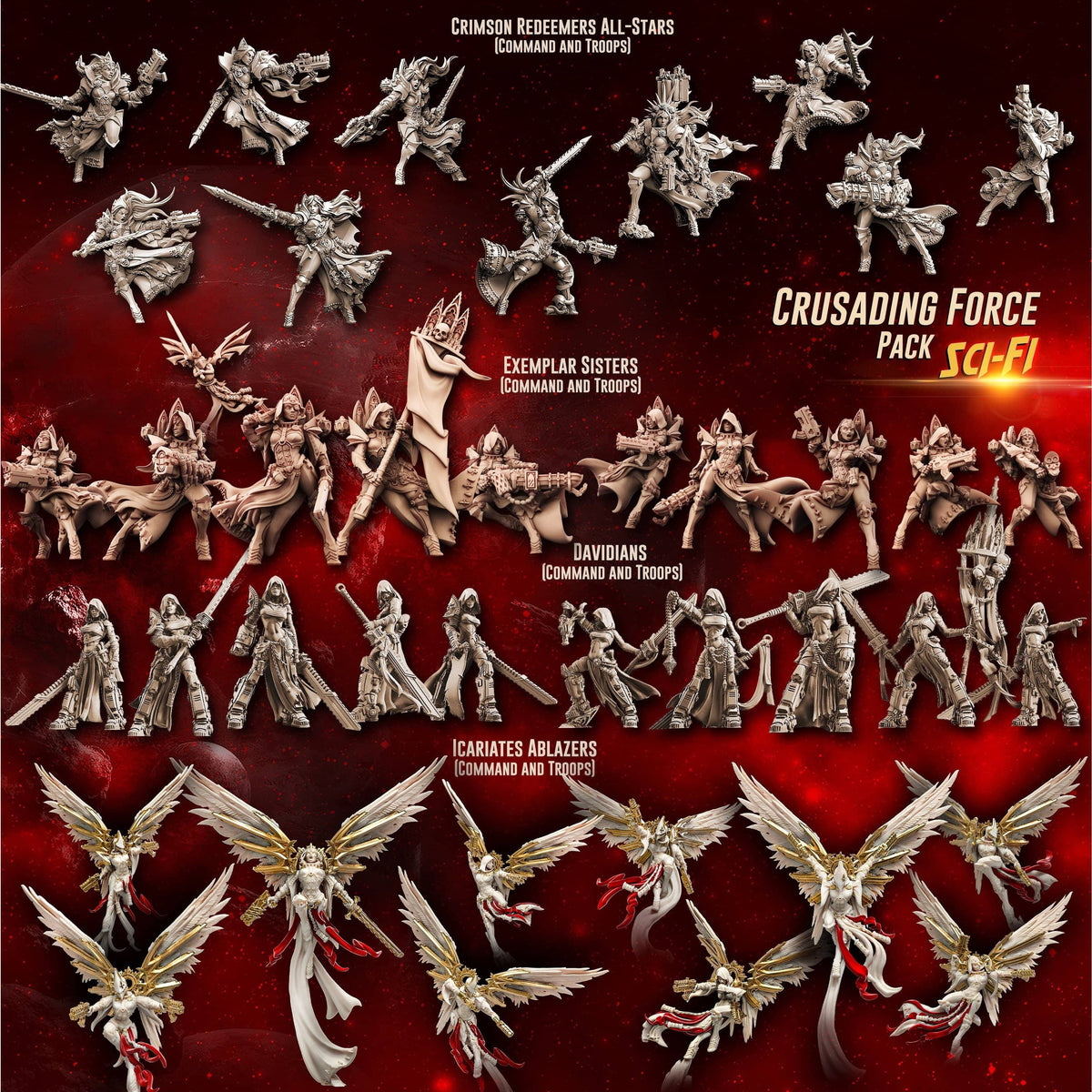 Crusading Force Pack (Sisters - SF) - Raging Heroes