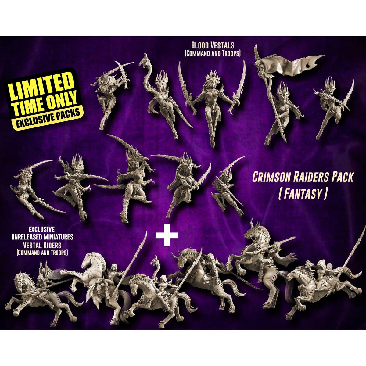 EXCLUSIVE Crimson Raiders Pack (DE - FANTASY) - Raging Heroes