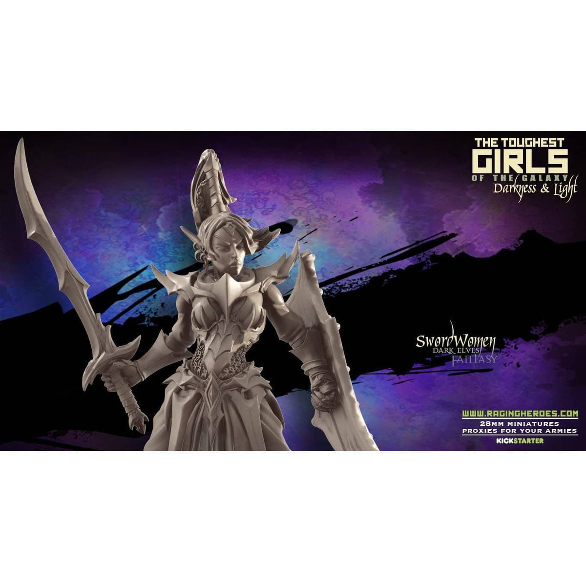 SwordWomen - Command Group (DE - F) - Raging Heroes