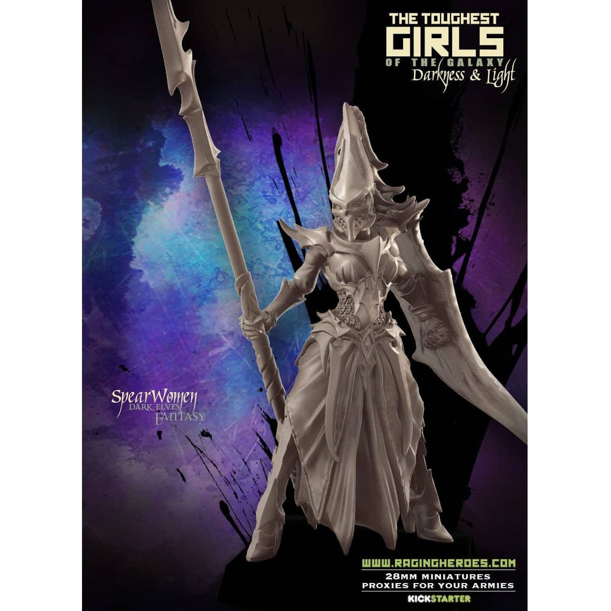 SPEARwomen - Command Group (DE - F) - Raging Heroes