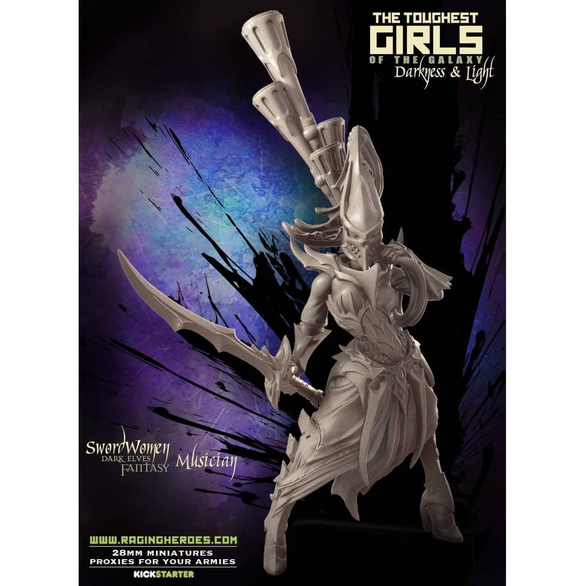 SwordWomen - Command Group (DE - F) - Raging Heroes