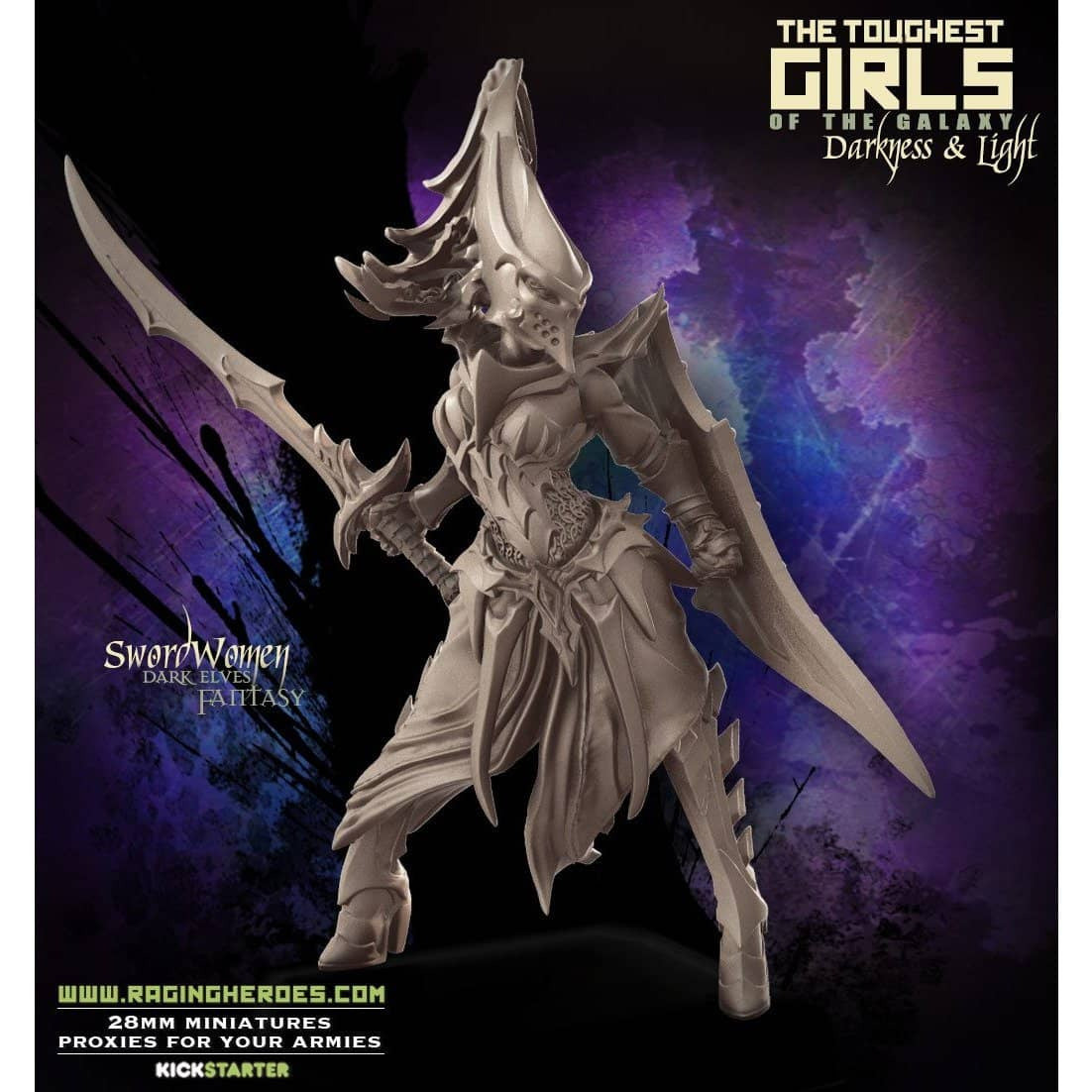 SwordWomen - Command Group (DE - F) - Raging Heroes