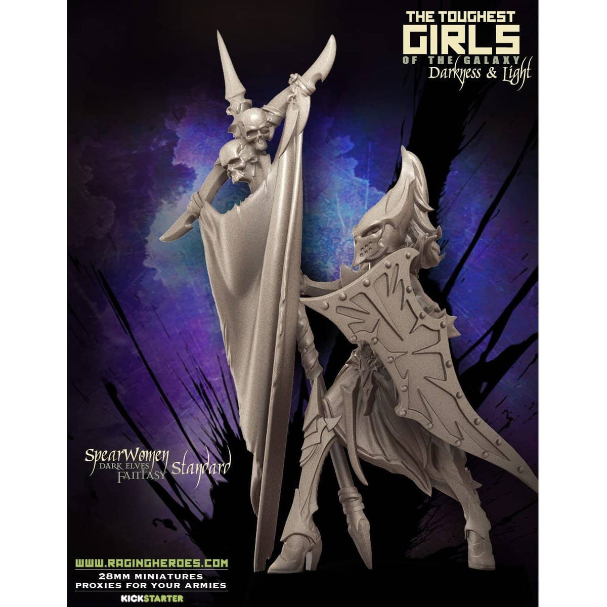 SPEARwomen - Command Group (DE - F) - Raging Heroes