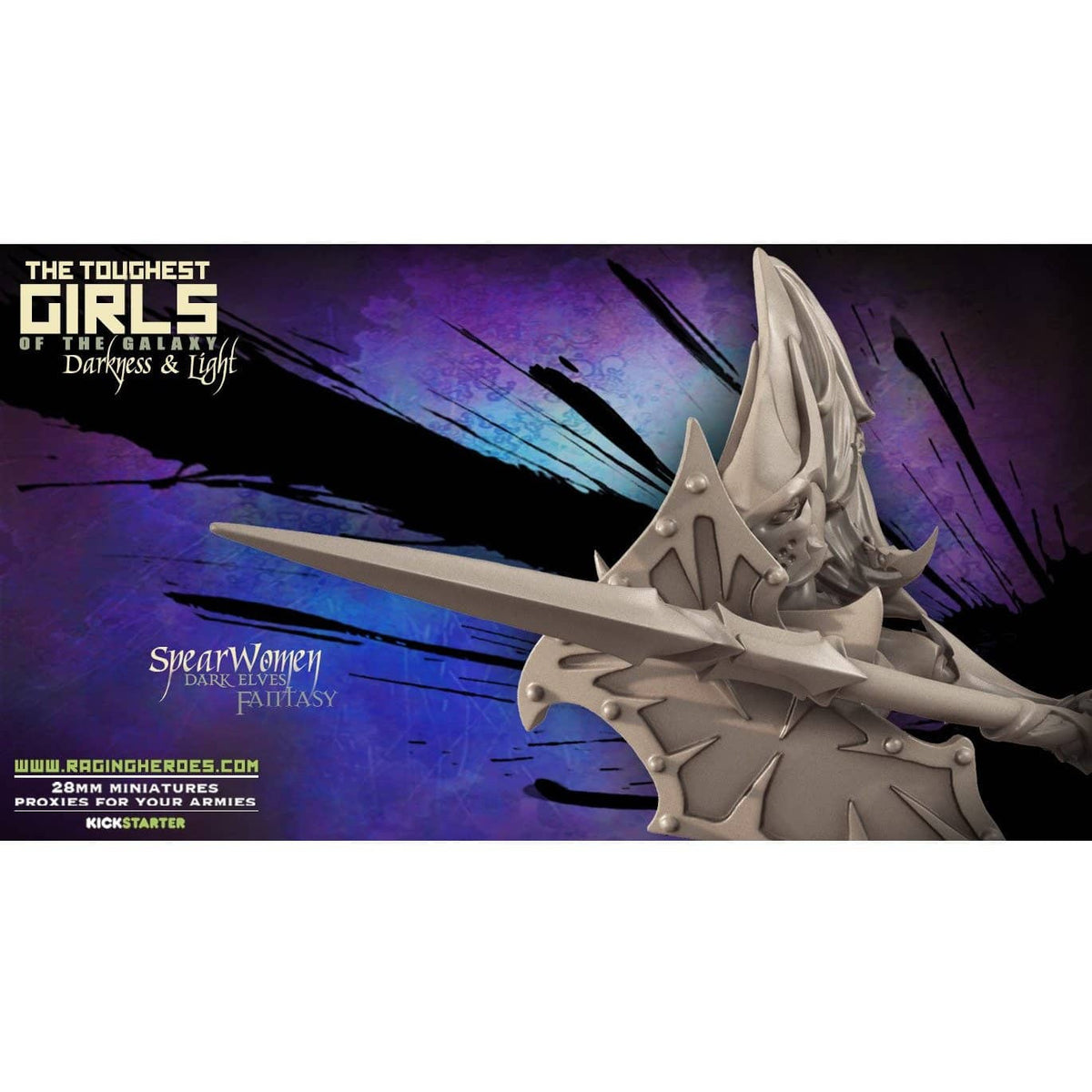 SPEARwomen - Command Group (DE - F) - Raging Heroes