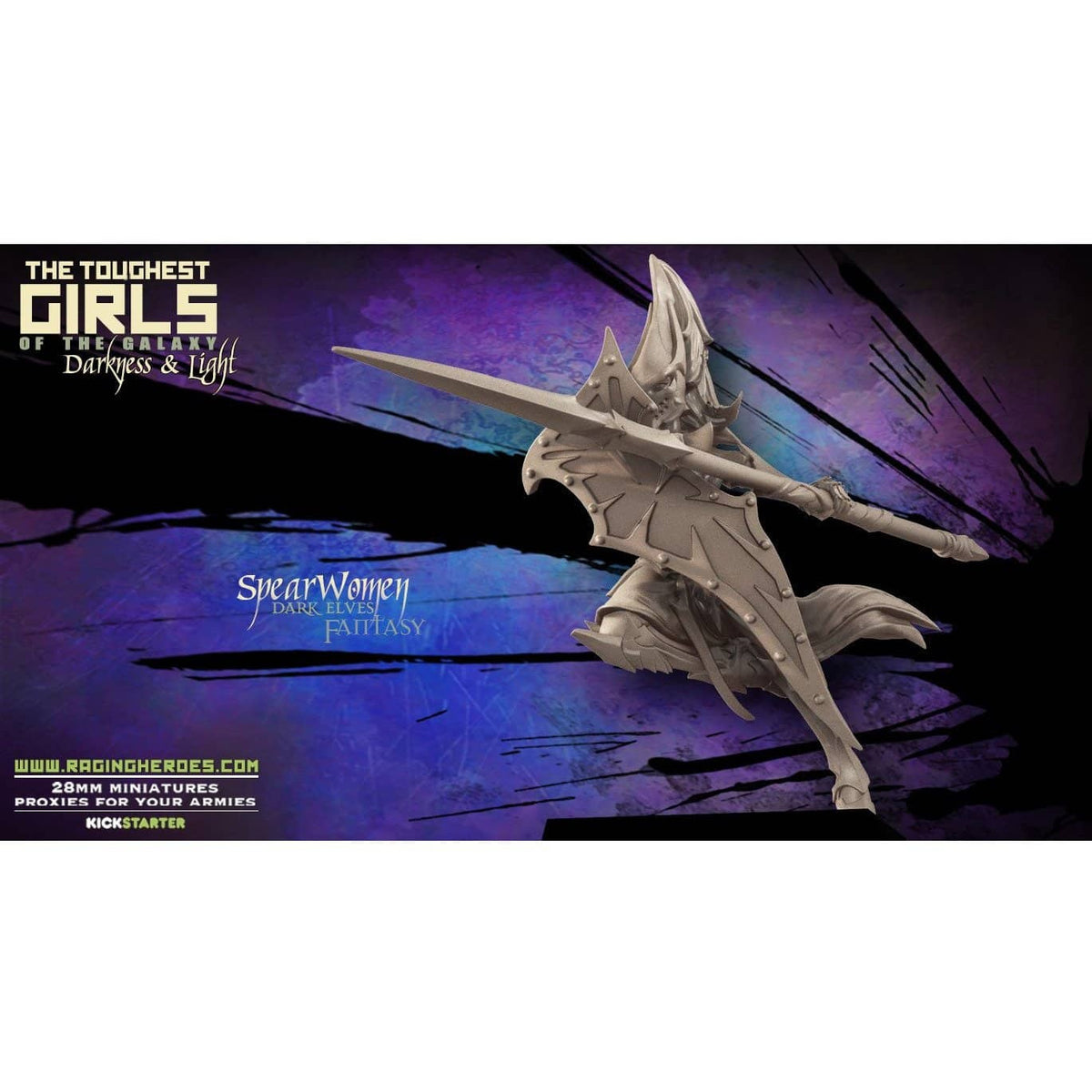 SPEARwomen - Command Group (DE - F) - Raging Heroes