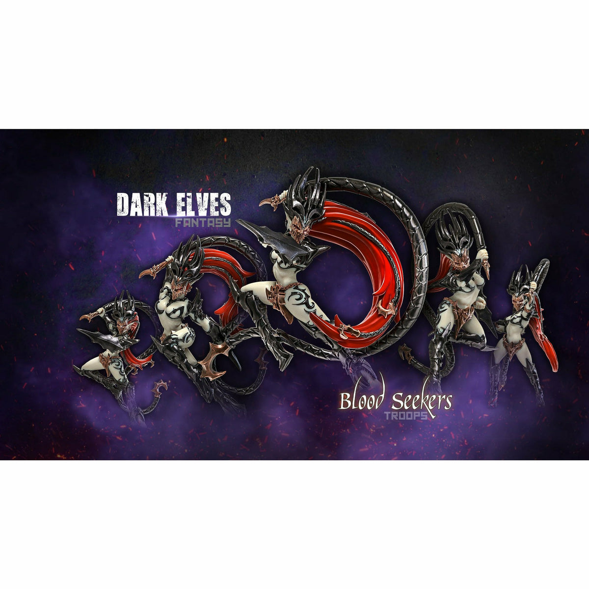 Blood Seekers Command + Troops (DE - F) - Raging Heroes