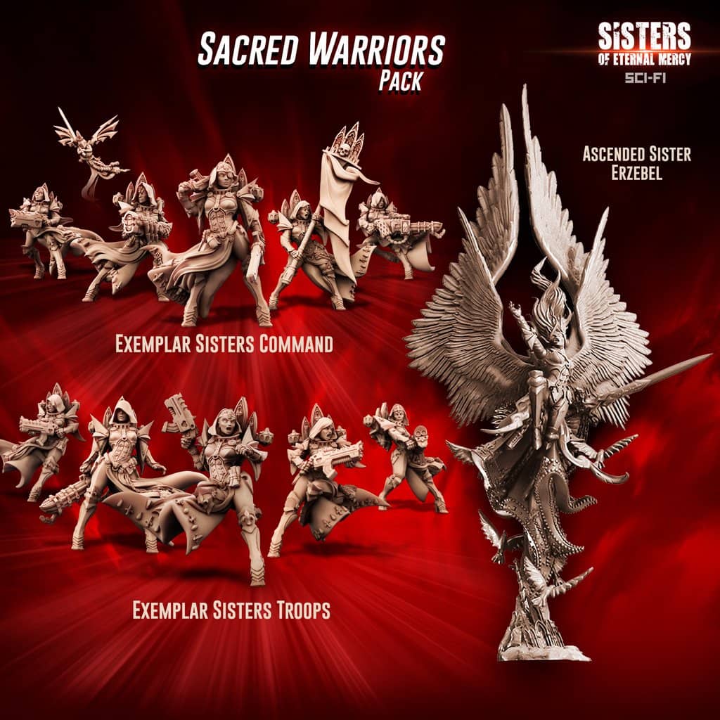 Sacred Warriors Pack (SoEM - SF) - Raging Heroes