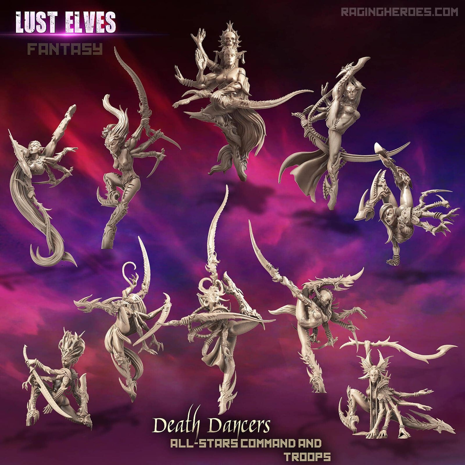 Death Dancers All-Stars - ALL 10!  (LE - F/SF)