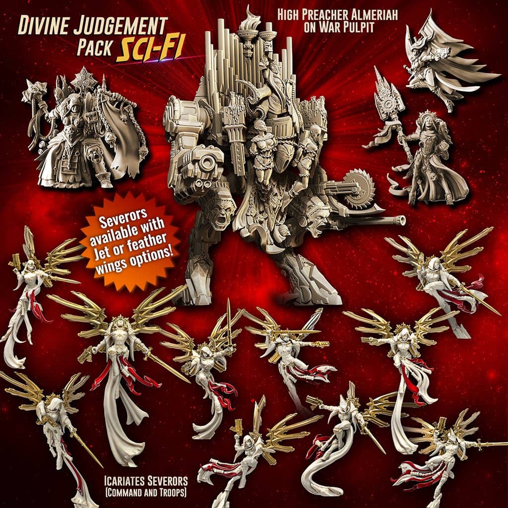 Divine Judgement Pack Feat Almeriah (Sisters - SF) - Raging Heroes