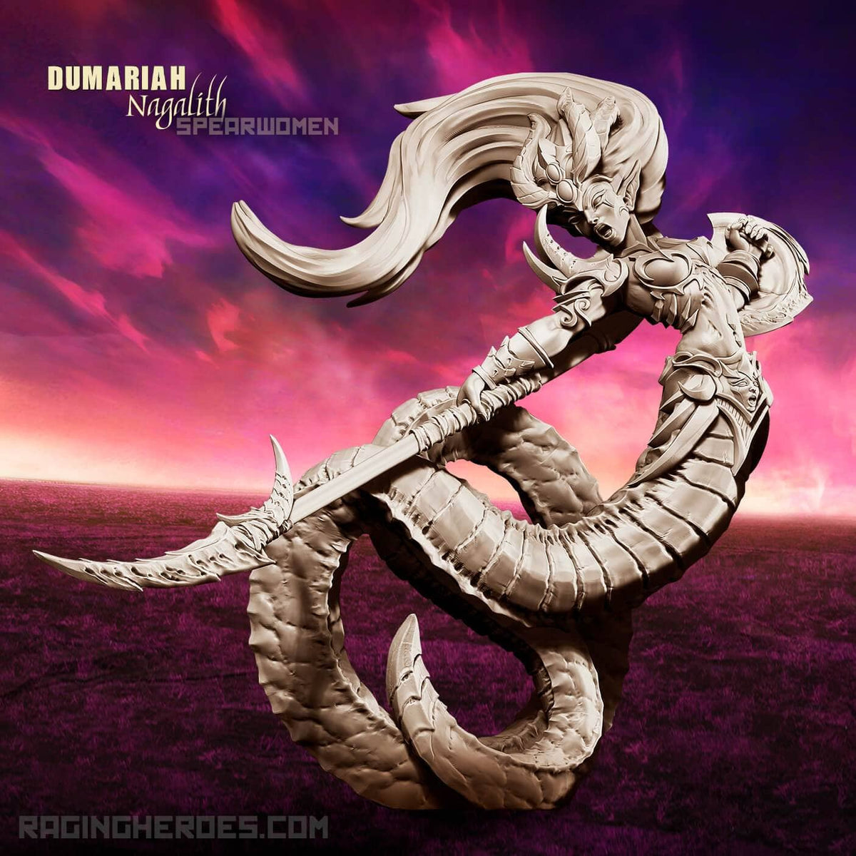 Nagalith Spearwomen (LE - F) - Raging Heroes