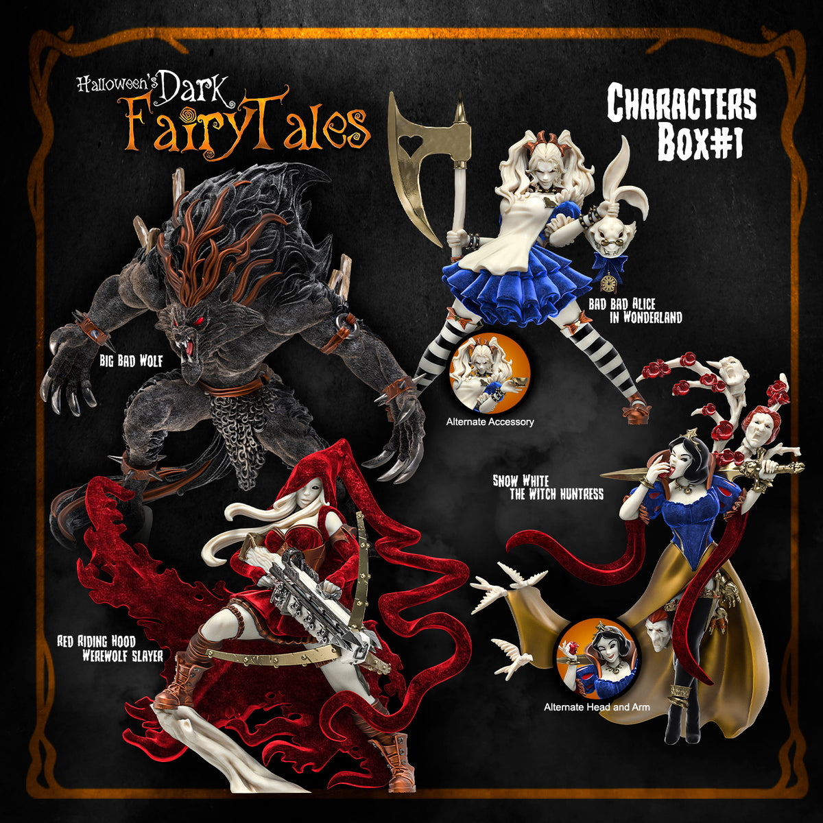 Dark Fairy Tales Characters Box #1 (DFT - F) - Raging Heroes