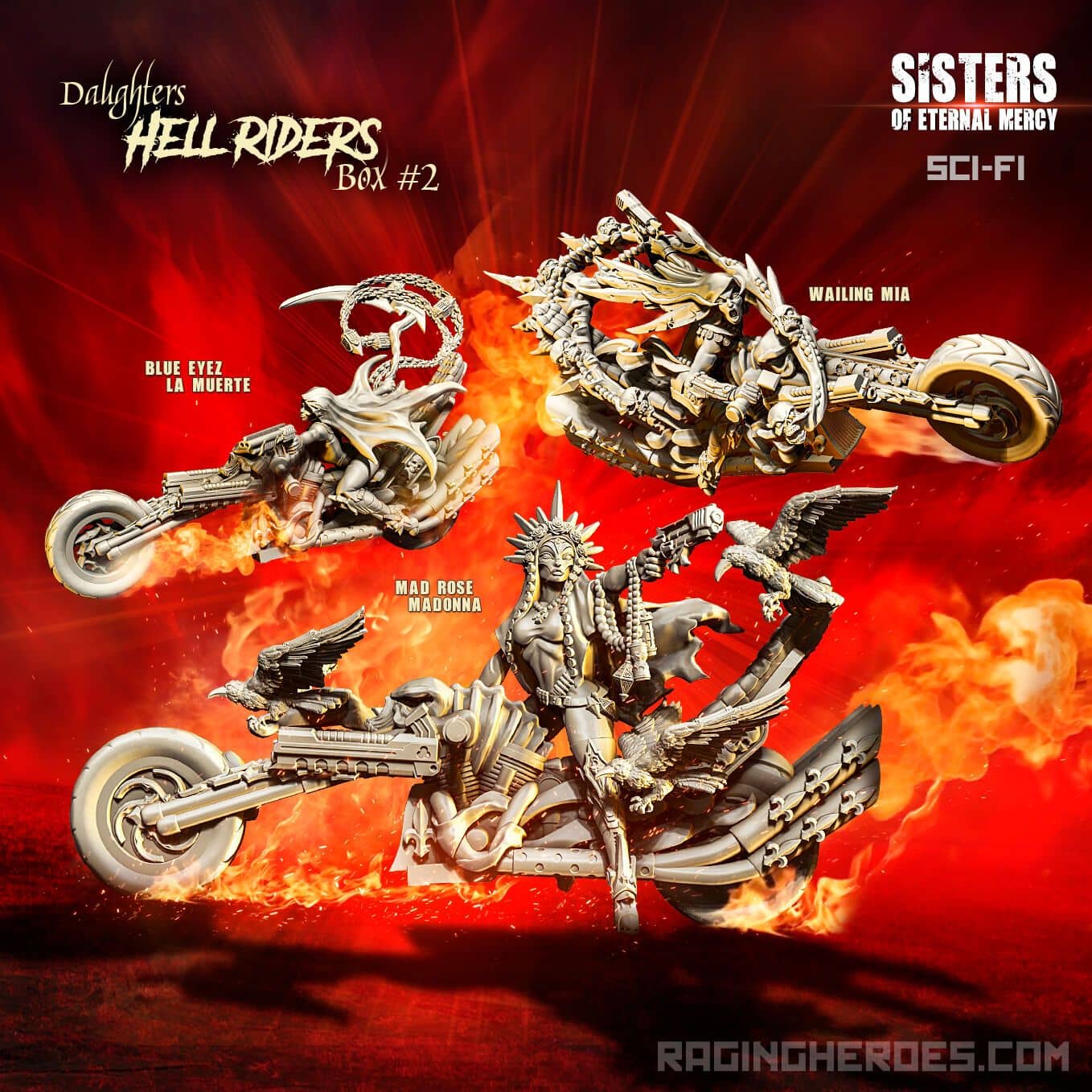 Hell Riders Töchter Box BCM #2 (soem - SF)