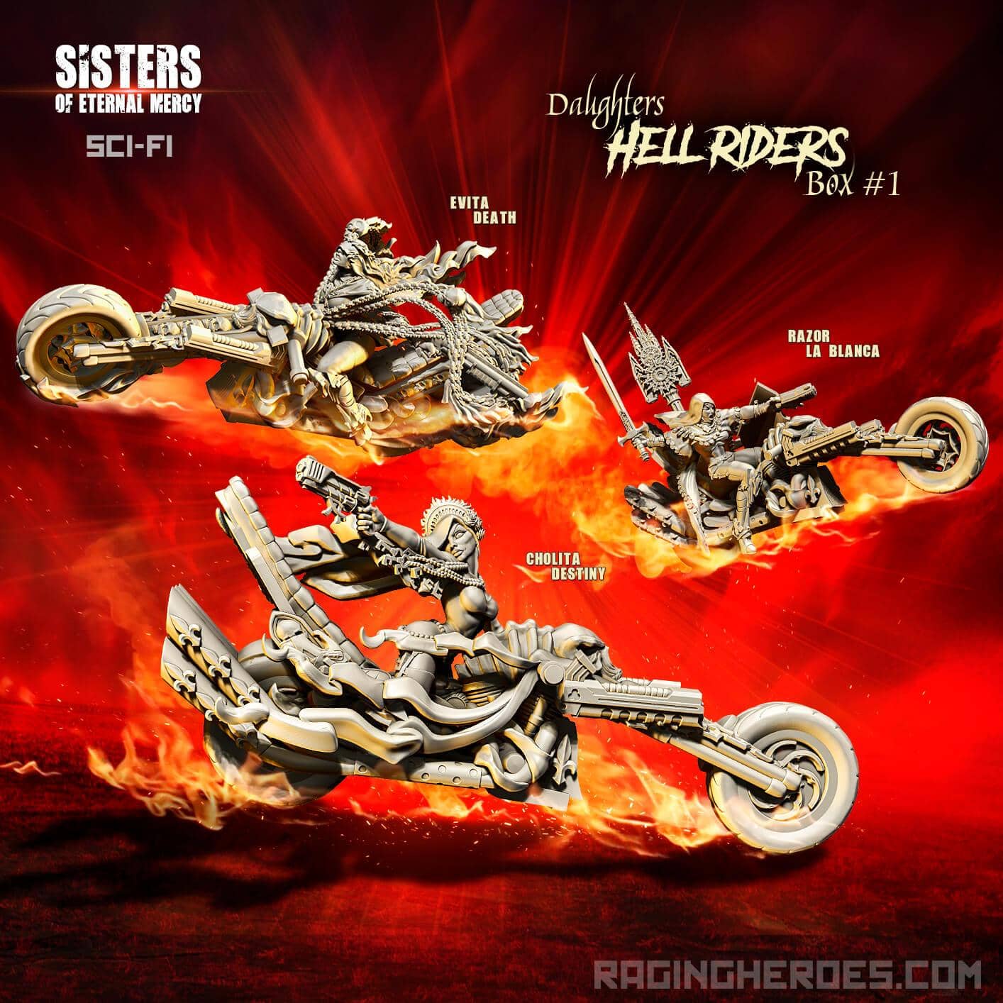 Hell Riders Daughters Box Erw #1 (soem - SF)