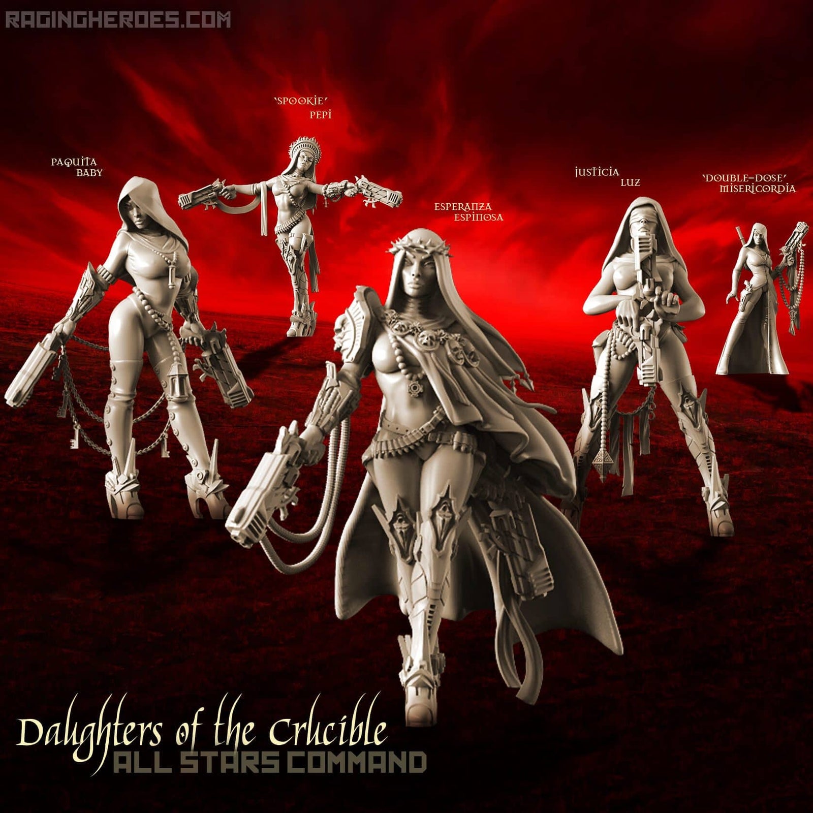 Daughters of the Crucible - All Stars Command Group (Sisters - SF)