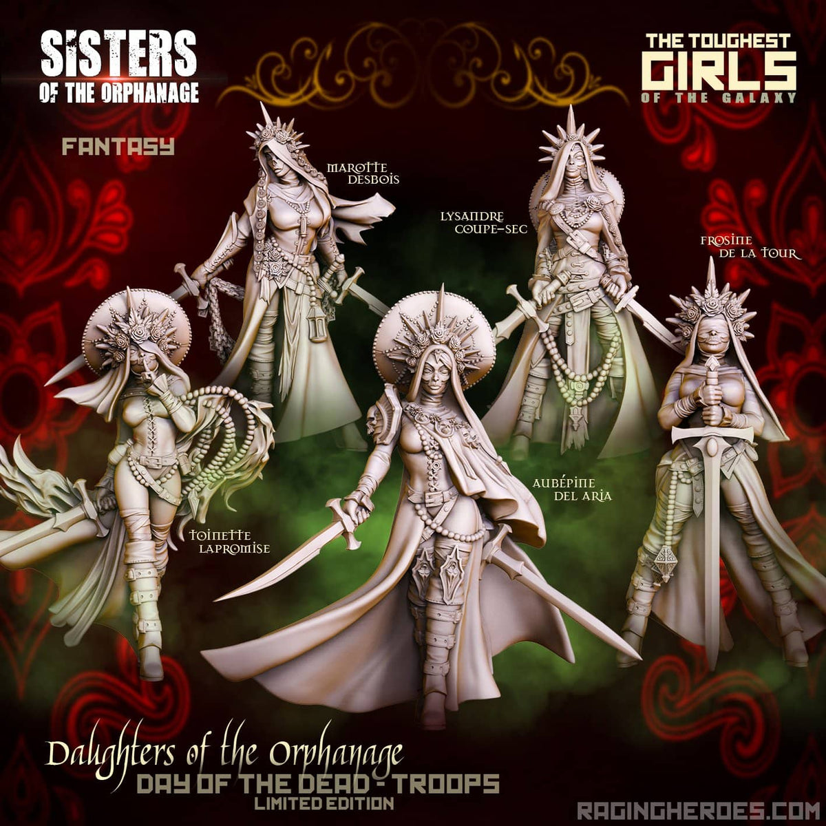 Daughters of the Orphanage - Day of the Dead Edition - Troop (SotO - F) - Raging Heroes