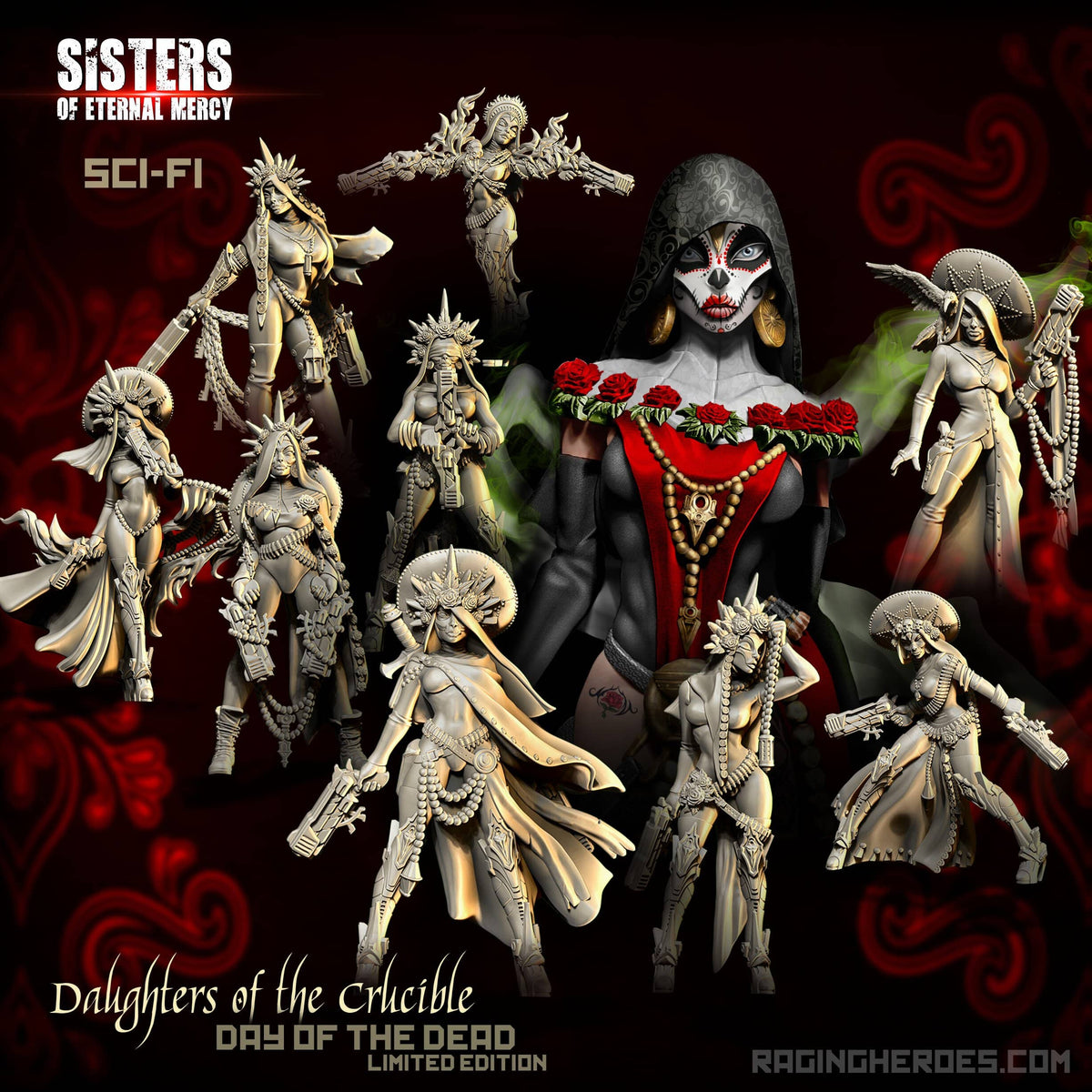 Daughters of the Crucible DEAD PACK: All 10 Day of the Dead Edition! (SoEM - SF) - Raging Heroes