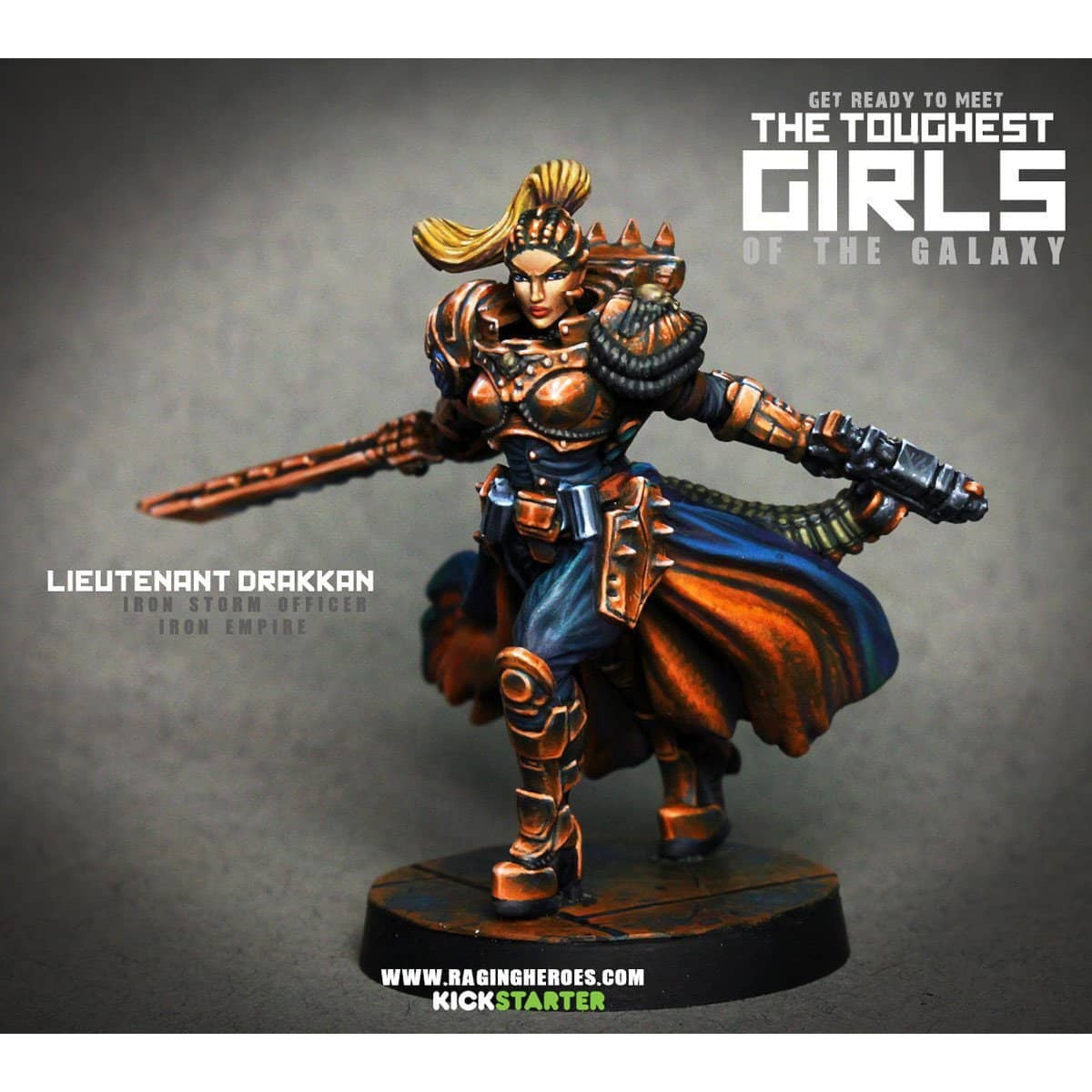 Lieutenant Drakkan, Iron Storm Officer (IE) - Raging Heroes