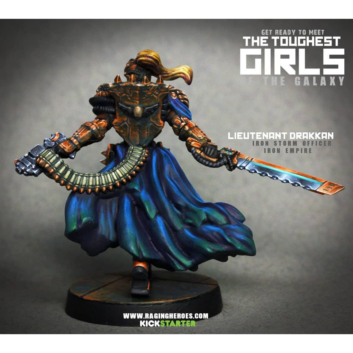 Lieutenant Drakkan, Iron Storm Officer (IE) - Raging Heroes