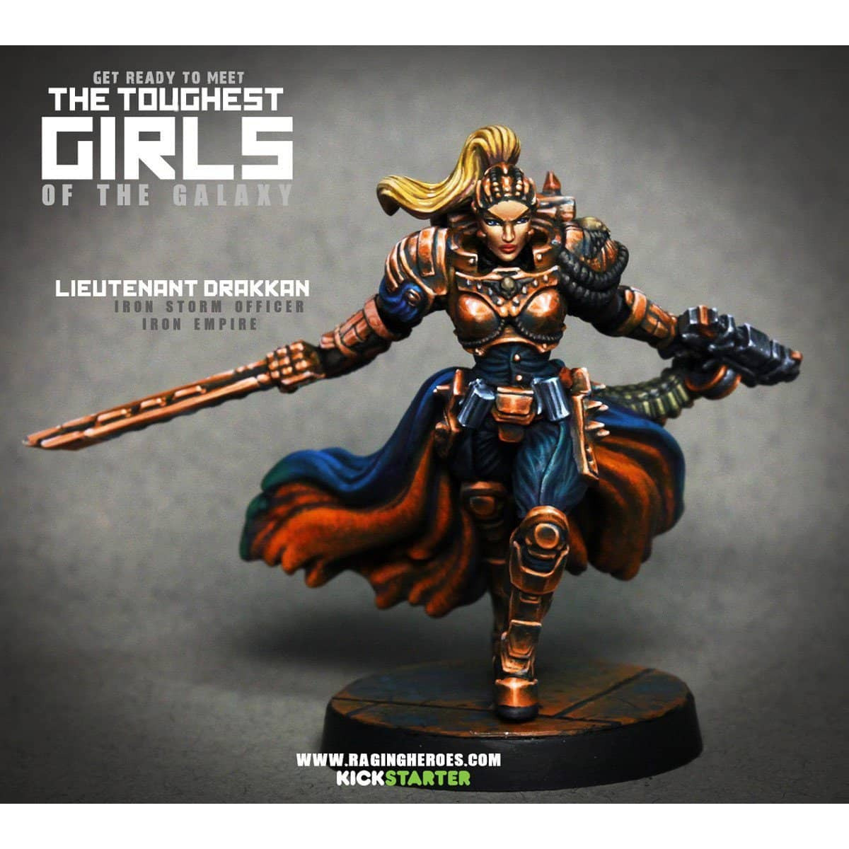 Lieutenant Drakkan, Iron Storm Officer (IE) - Raging Heroes