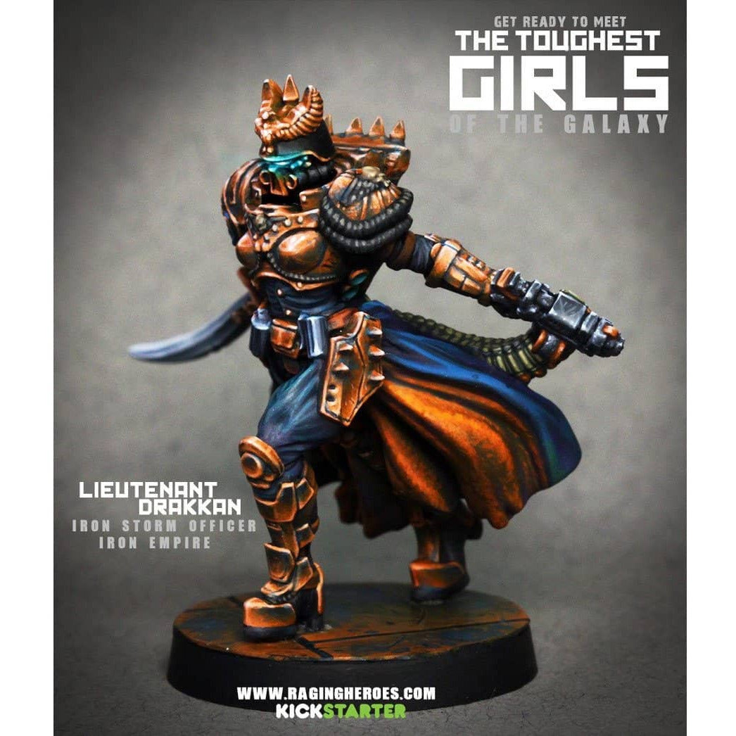 Lieutenant Drakkan, Iron Storm Officer (IE) - Raging Heroes