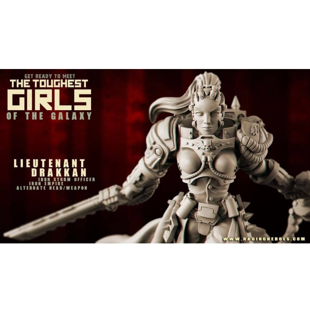 Lieutenant Drakkan, Iron Storm Officer (IE) - Raging Heroes