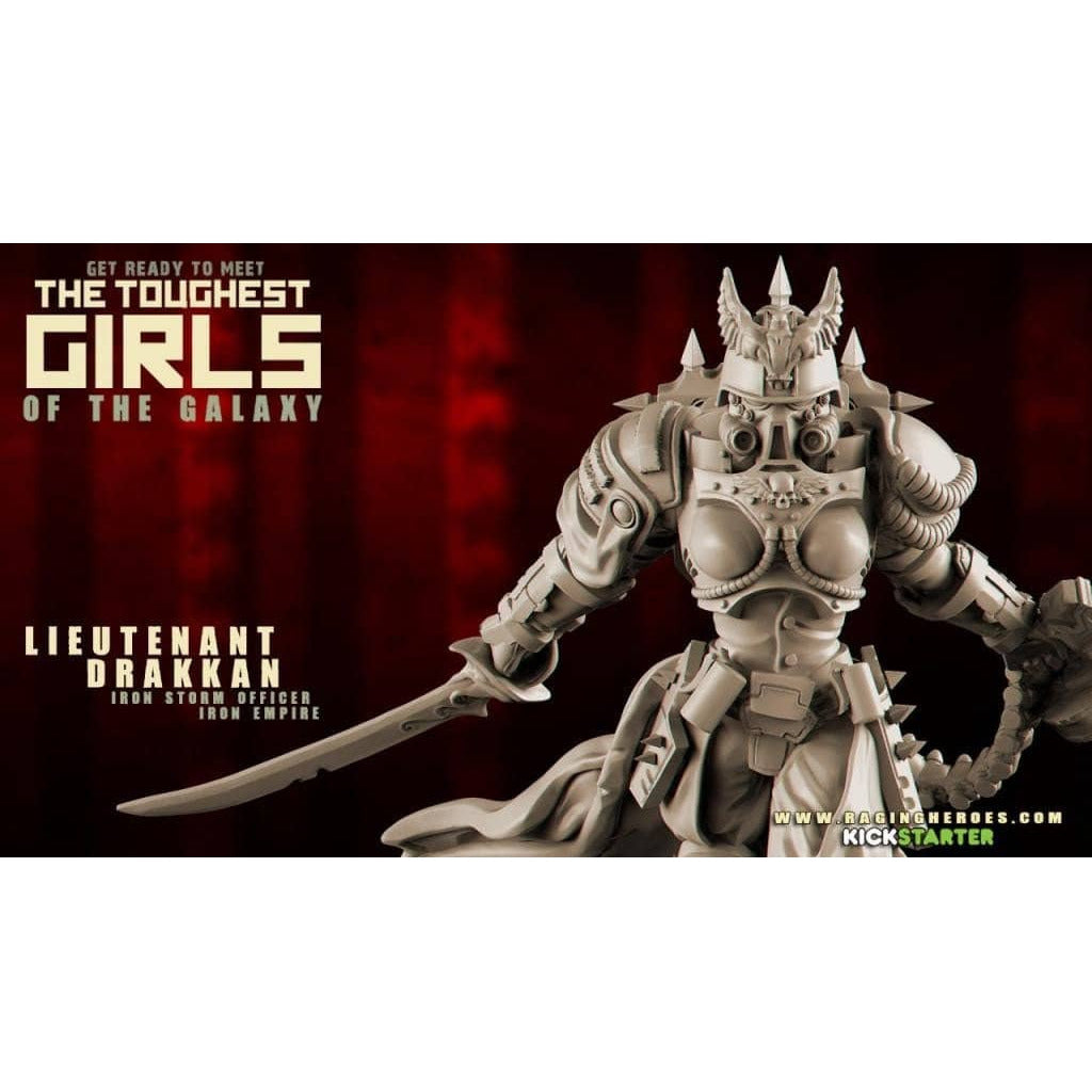 Lieutenant Drakkan, Iron Storm Officer (IE) - Raging Heroes