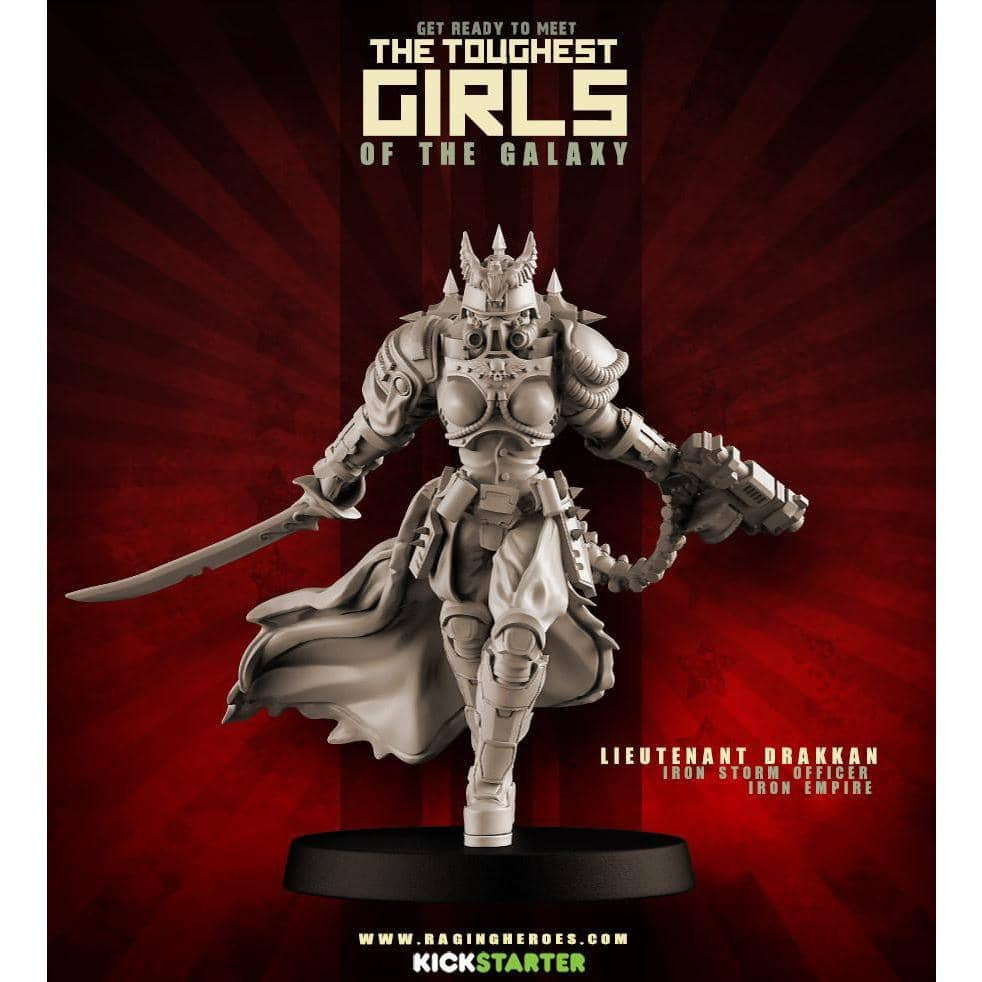 Lieutenant Drakkan, Iron Storm Officer (IE) - Raging Heroes