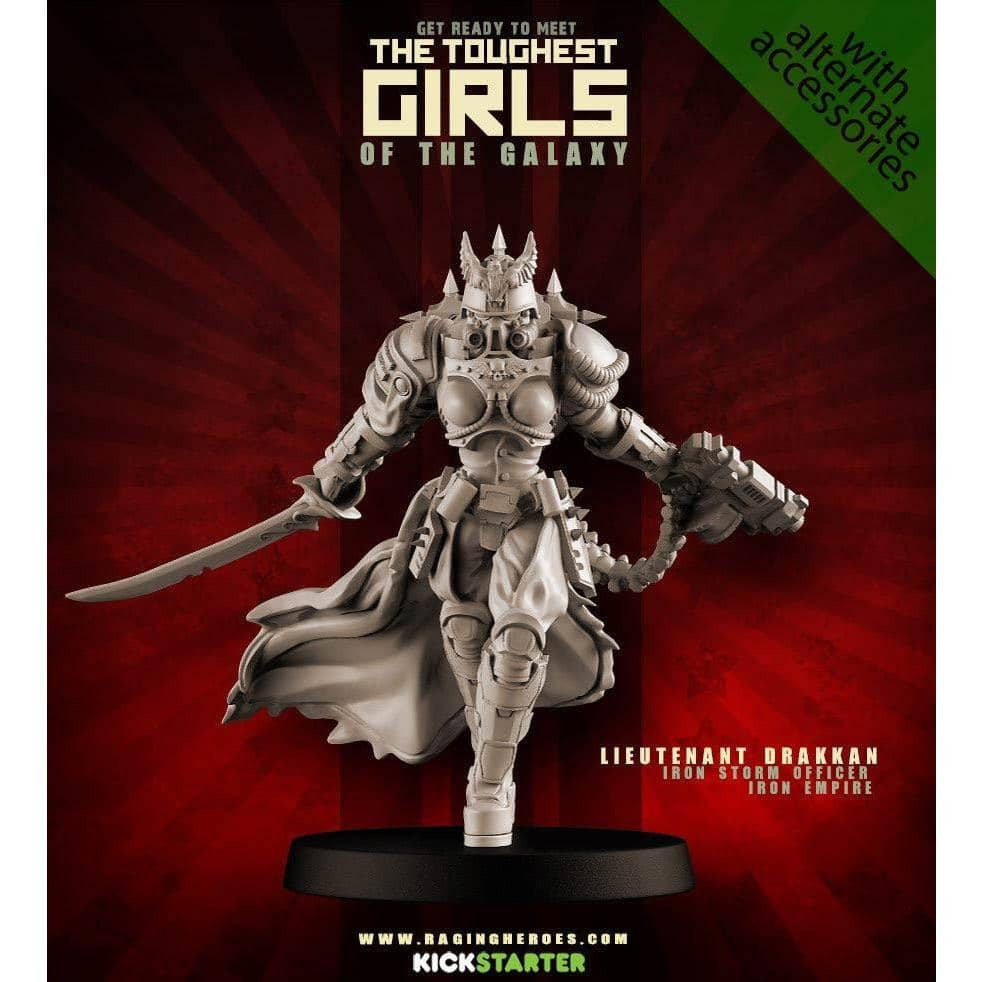 Lieutenant Drakkan, Iron Storm Officer (IE) - Raging Heroes