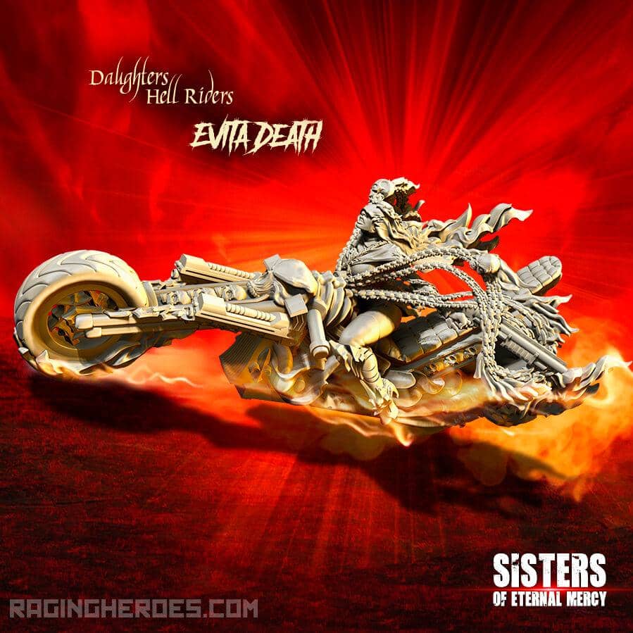 Evita Death, Hell Rider Daughter (SoEM - SF) - Raging Heroes