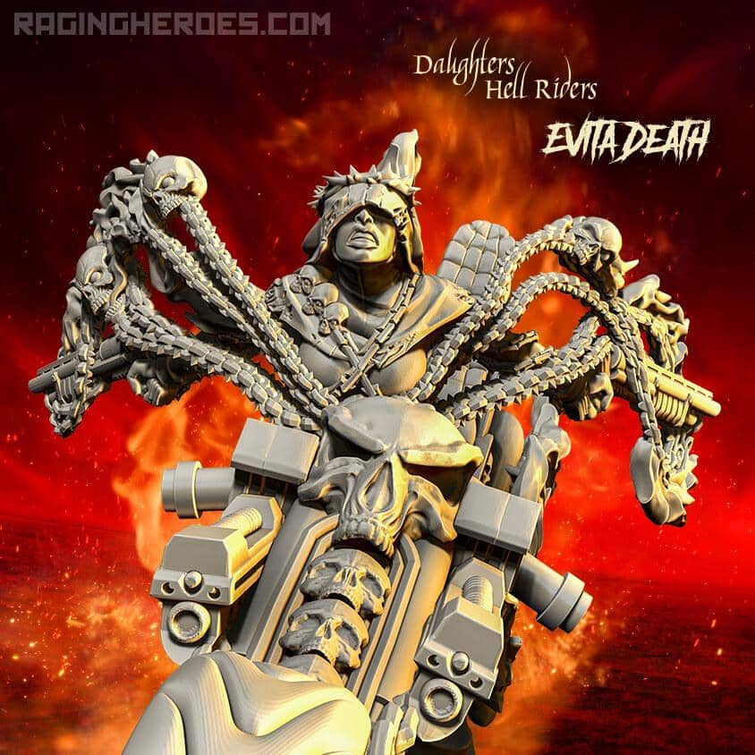 Evita Death, Hell Rider Daughter (SoEM - SF) - Raging Heroes