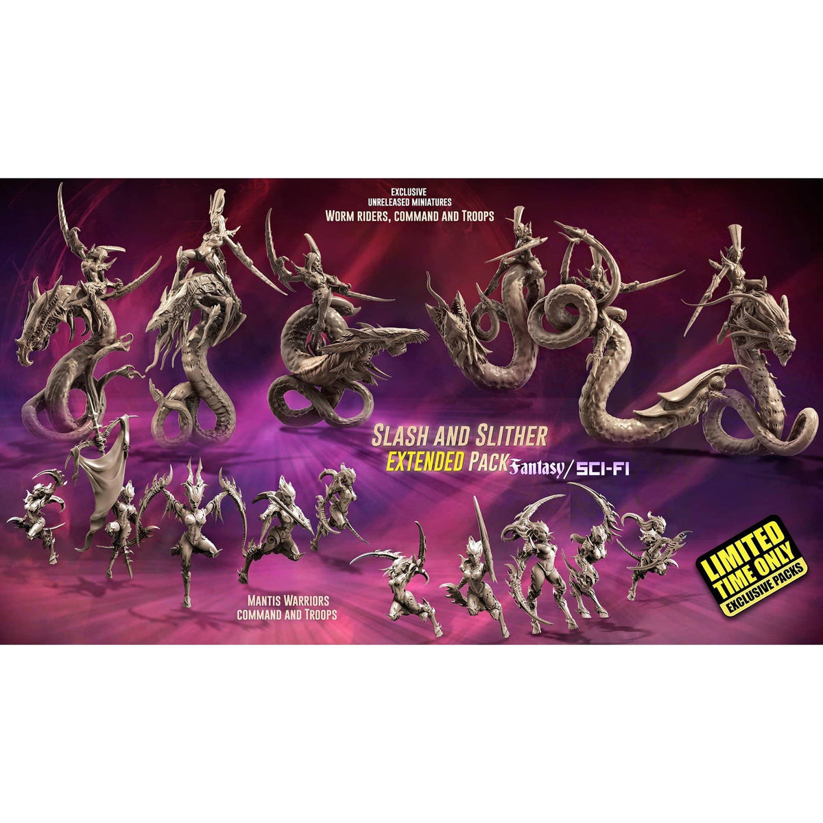 EXCLUSIVE Slash and Slither EXTENDED Pack (LE - FSF) - Raging Heroes