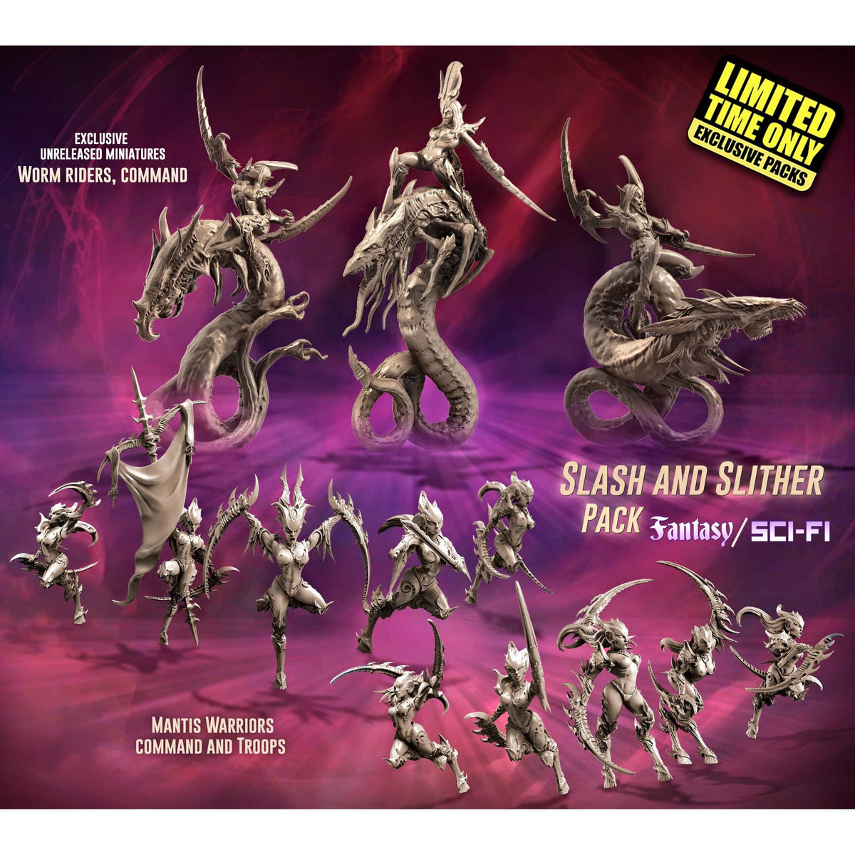 EXCLUSIVE Slash and Slither Pack (LE - FSF) - Raging Heroes