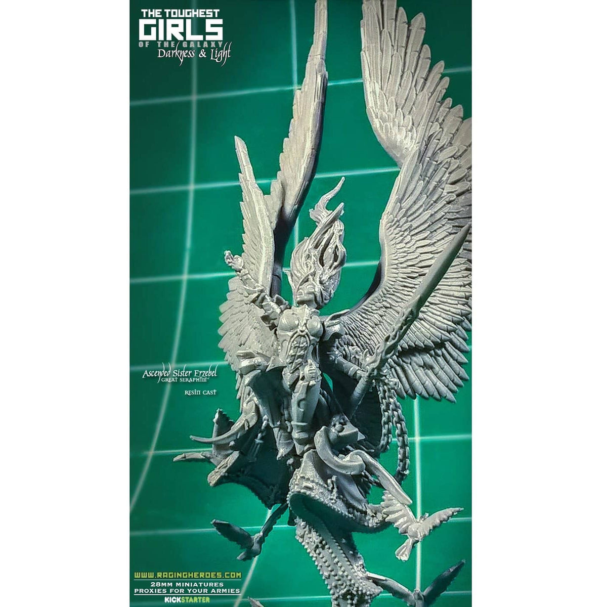 Erzebel, Ascended Sister, Great Seraphim (Sisters - F/SF) - Raging Heroes