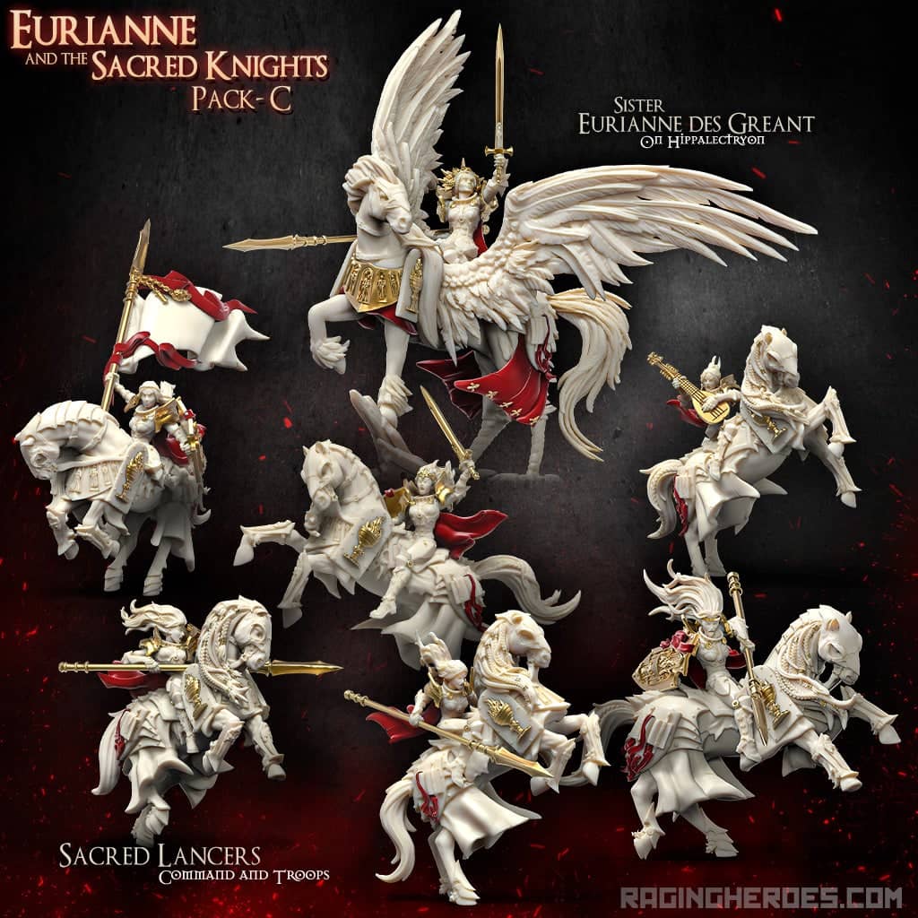 Eurianne and the Sacred Knights Packs (Sisters - F) - Raging Heroes
