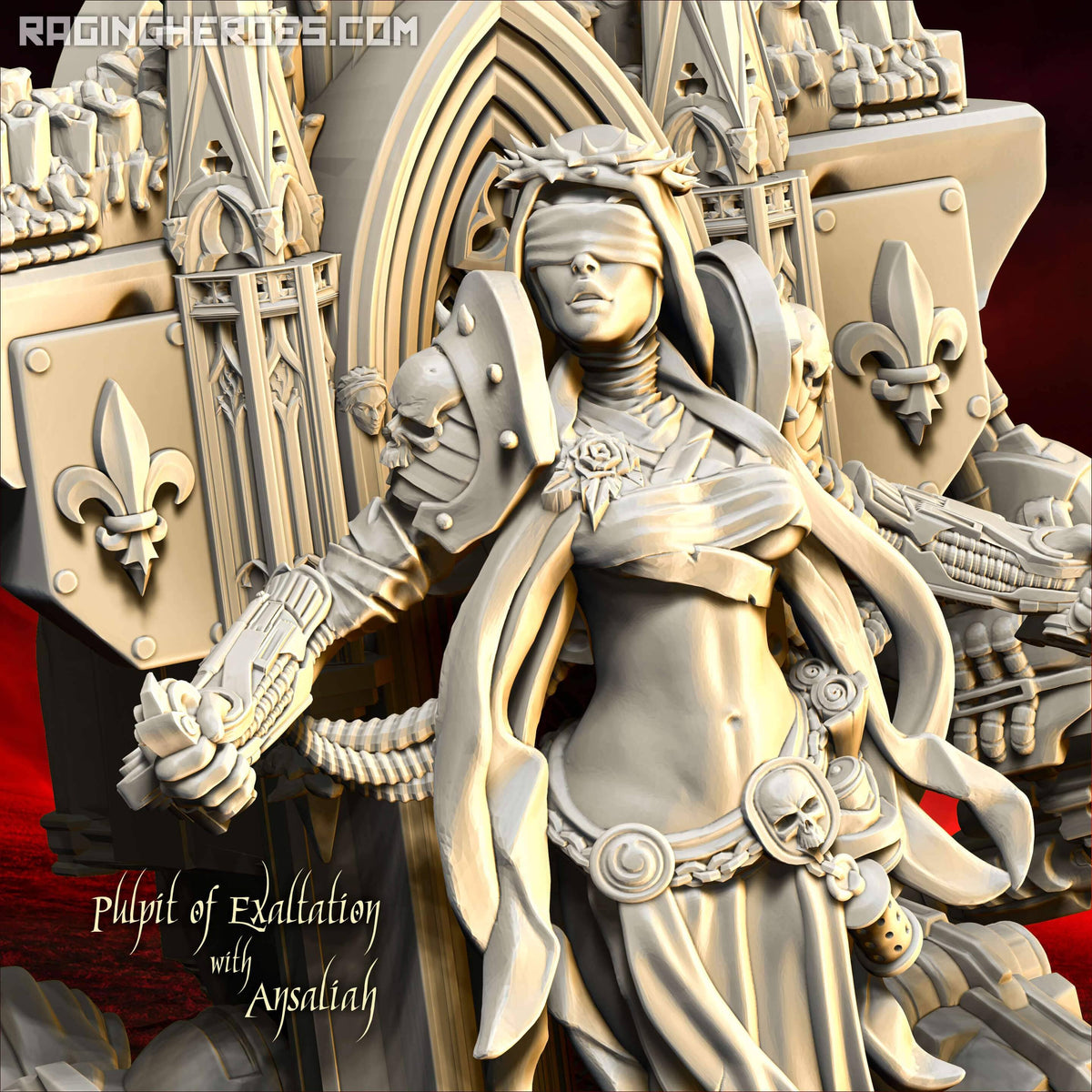Ansaliah on the Pulpit of Exaltation (SoEM - SF) - Raging Heroes