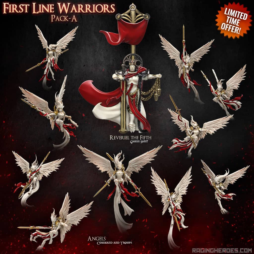 First Line Warriors (Sisters - F) - Raging Heroes