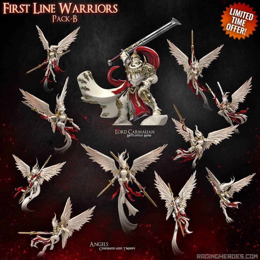 First Line Warriors (Sisters - F) - Raging Heroes