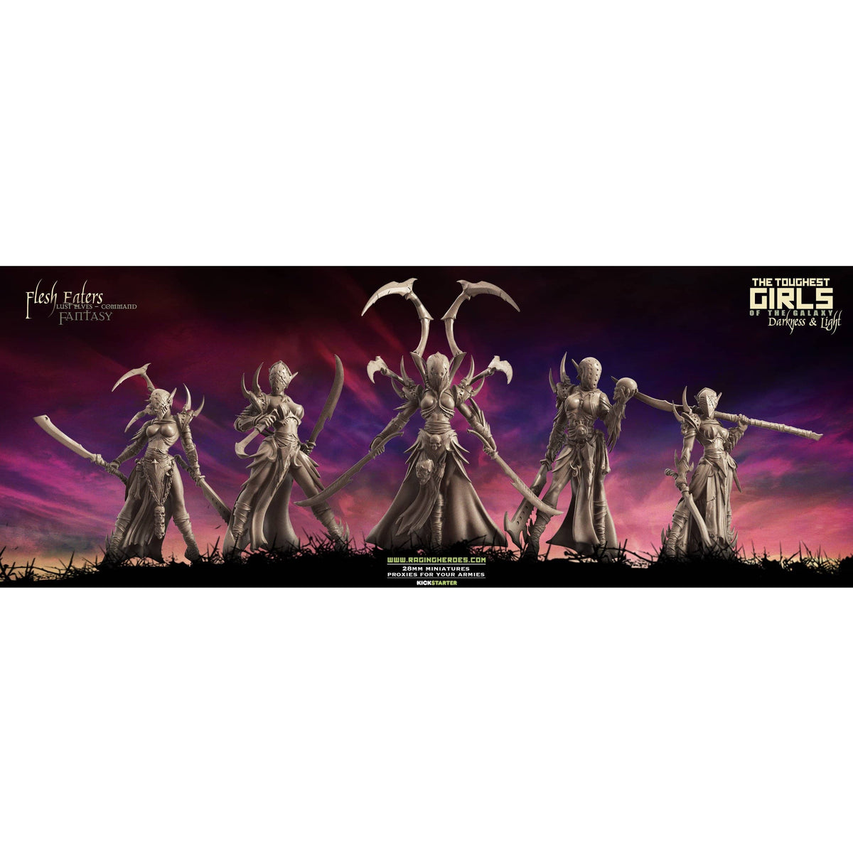 Flesh Eaters LEAD Pack (LE - F) - Raging Heroes