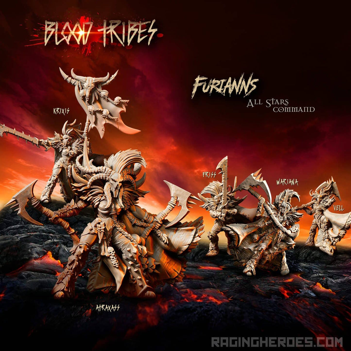 Krezia the Black and the Furianns (BT - F) - Raging Heroes