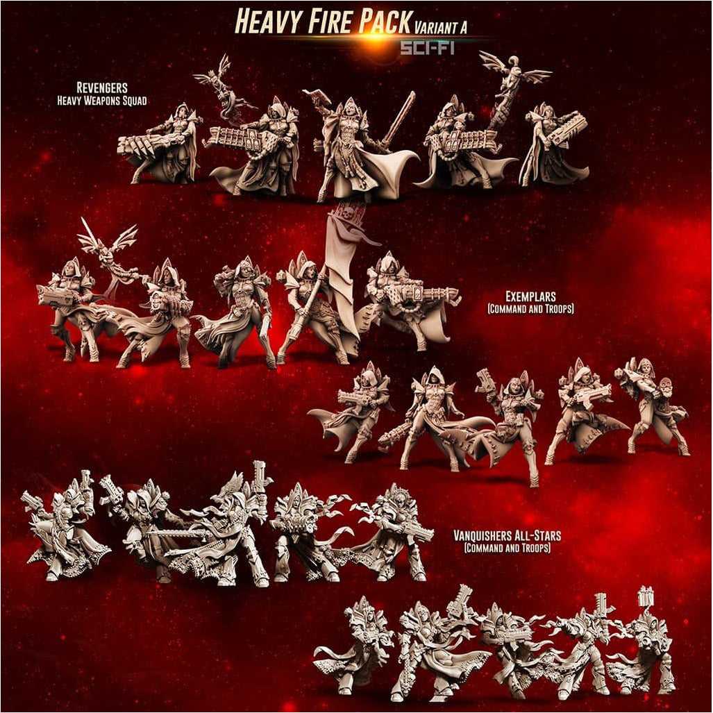 Heavy Fire Packs (Sisters - SF) - Raging Heroes