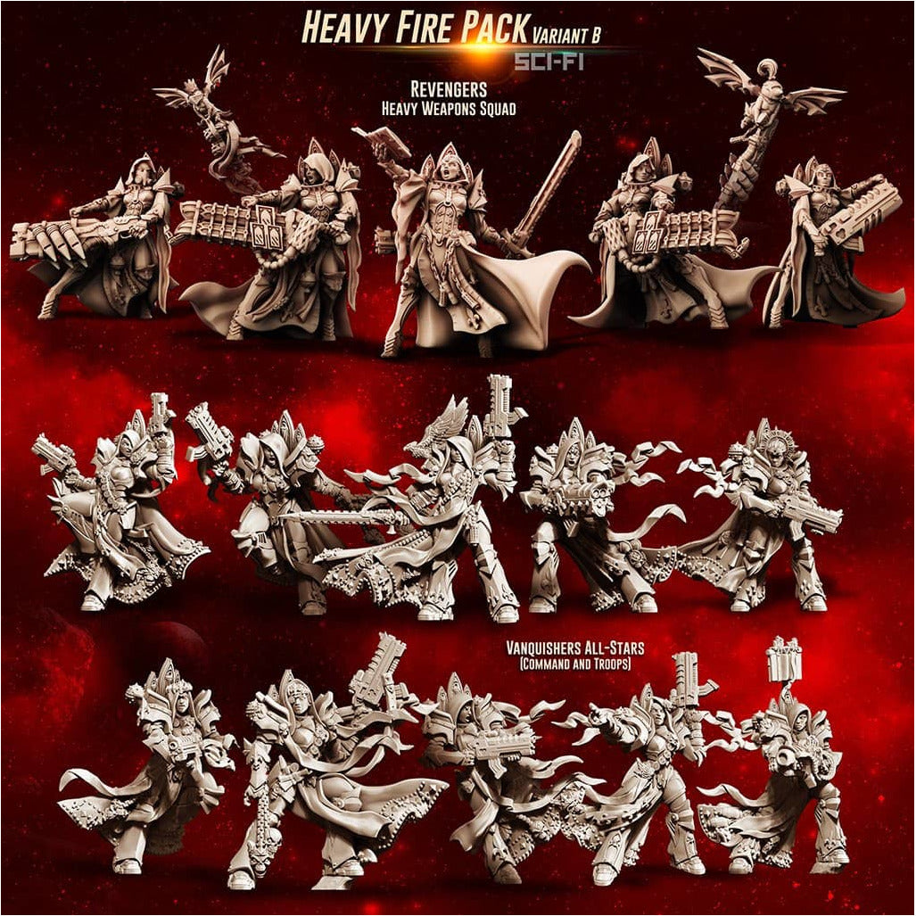 Heavy Fire Packs (Sisters - SF) - Raging Heroes