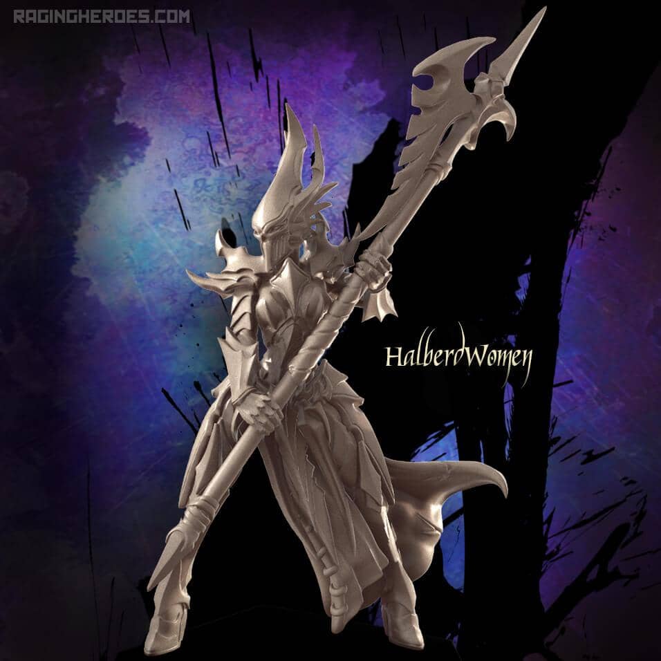 HalberdWomen PACK (DE - F) - Raging Heroes