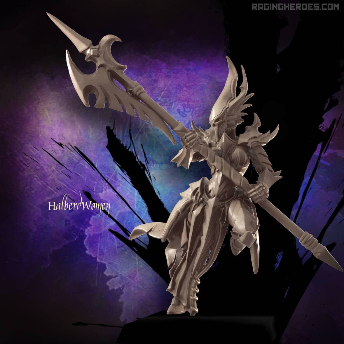 HalberdWomen - TROOPS (DE - F) - Raging Heroes