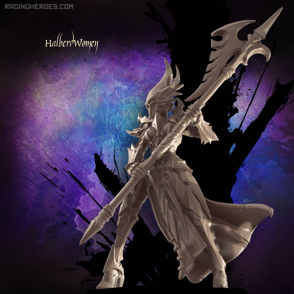 HalberdWomen PACK (DE - F) - Raging Heroes