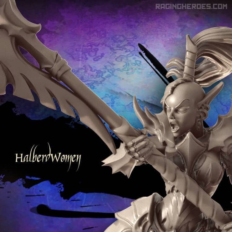 HalberdWomen PACK (DE - F) - Raging Heroes