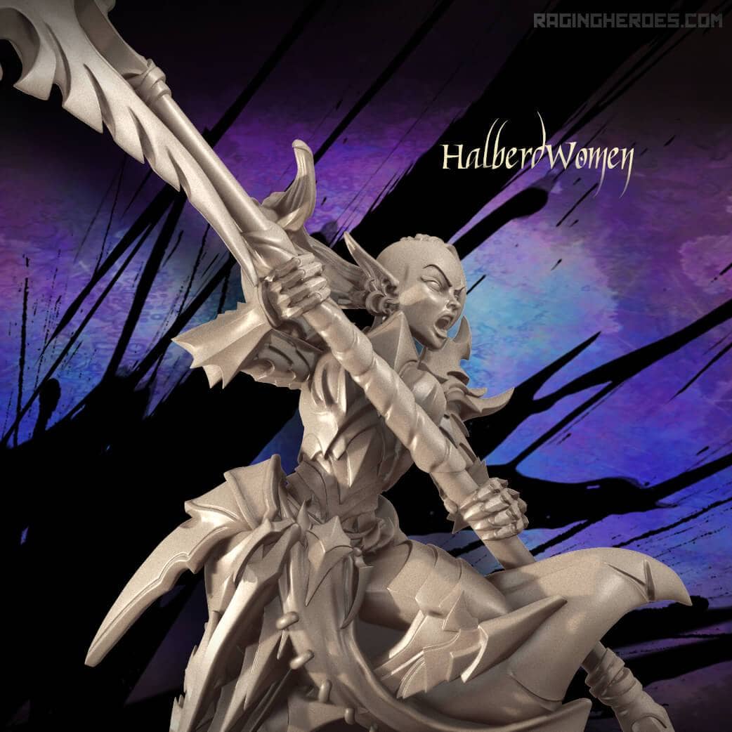 HalberdWomen PACK (DE - F) - Raging Heroes
