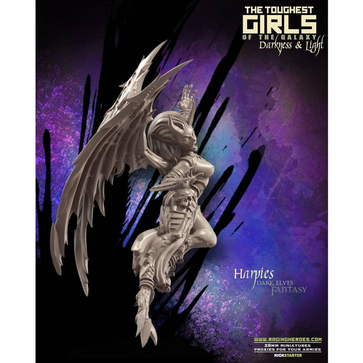 Harpies - Command Group (DE - F) - Raging Heroes