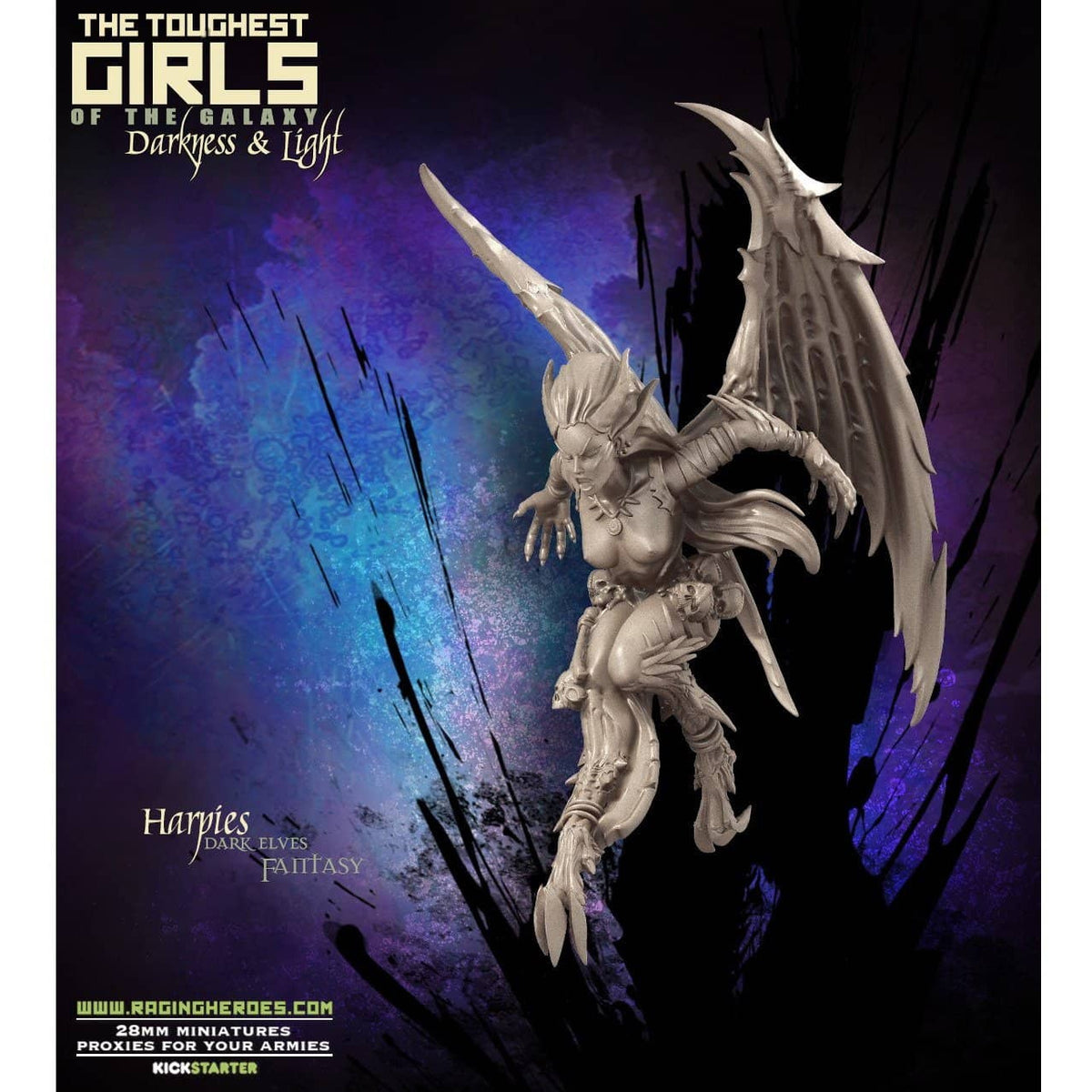 Harpies - Command Group (DE - F) - Raging Heroes