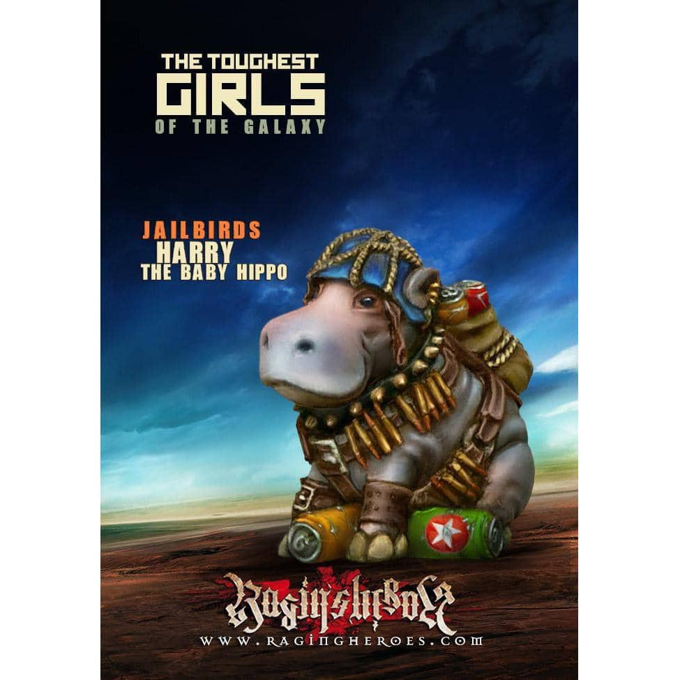 Harry the baby Hippo, JB Mascot - Raging Heroes