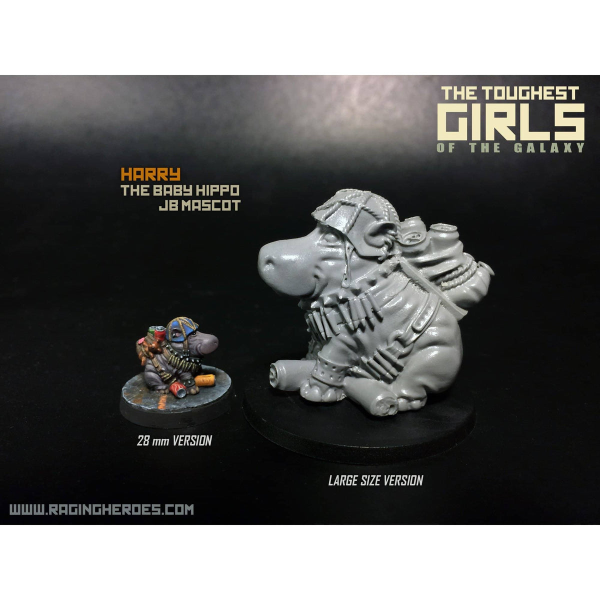 3 TALL TGG1 MASCOTS: Harry, Charlie and Jinx - Raging Heroes